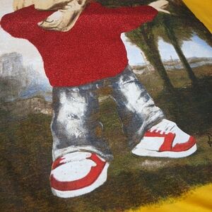 Rare Reason Dabbing Bear Glitter Tee XXL Unisex Fire!